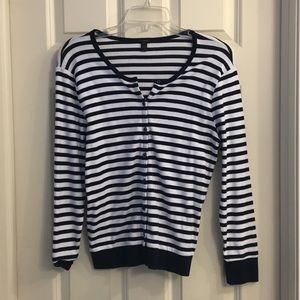 NWOT j crew striped cardigan